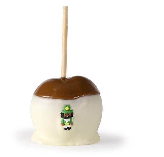 White Chocolate Topper Caramel Apple — Kilwins